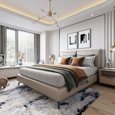 现代卧室