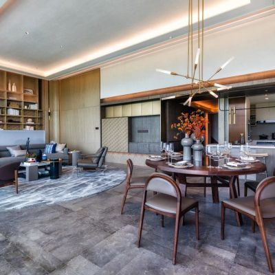 【琚宾HSD】宁波钓鱼台A户型样板间丨草图模型+CAD施工图纸+实景图