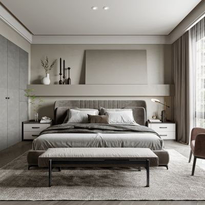 现代卧室