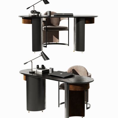 现代书桌椅组合