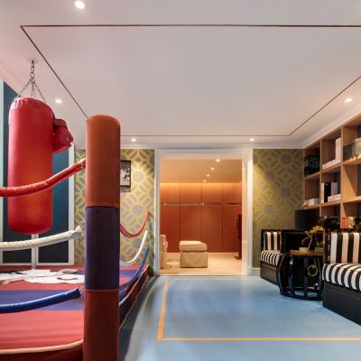 [辽宁]新韵至雅259㎡新古典混搭风住宅别墅设计cad施工图纸及效果图