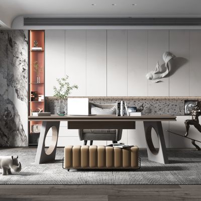 现代简约风格书房