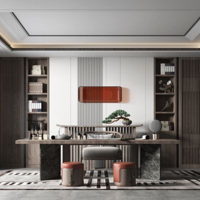 新中式风格书房