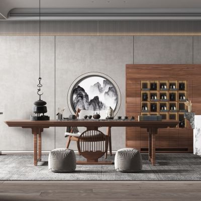 新中式风格书房