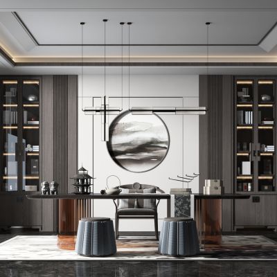新中式风格书房