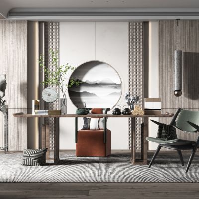 新中式风格书房