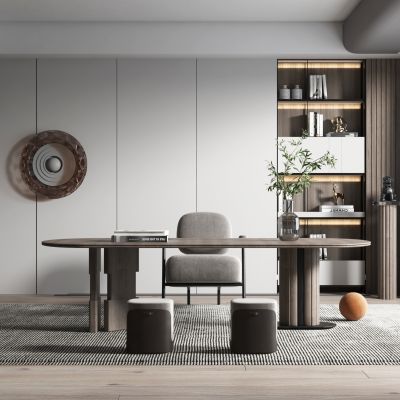 现代简约风格书房