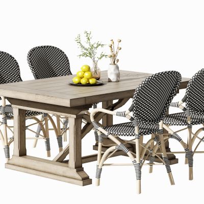 东南亚休闲桌椅组合