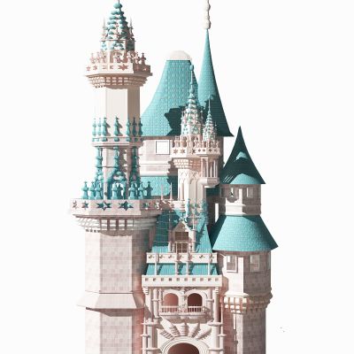 现代城堡摆件