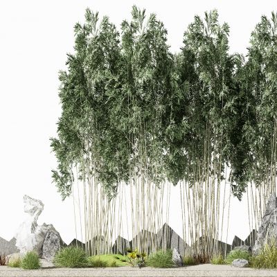 新中式竹子景观