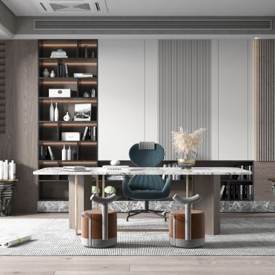 现代风格书房