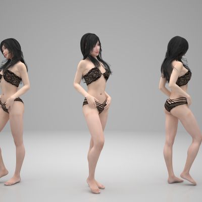 美女人物时尚内衣女人