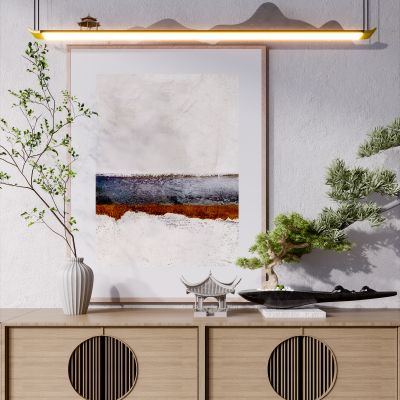 新中式现代简约风格玄关柜