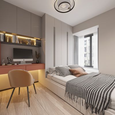 现代榻榻米卧室