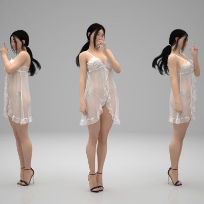 美女人物时尚内衣女人