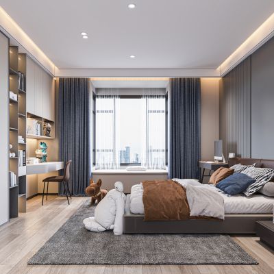 现代卧室