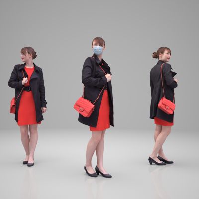 时尚人物年轻人写实人物