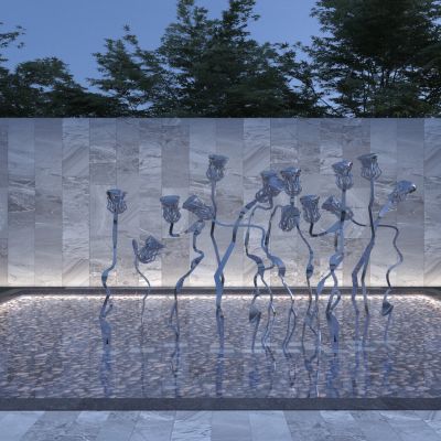 现代雕塑中式雕塑抽象雕塑