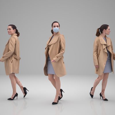 时尚人物年轻人写实人物