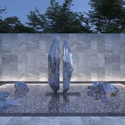 现代雕塑中式雕塑抽象雕塑