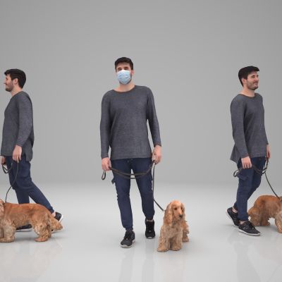 时尚人物年轻人写实人物