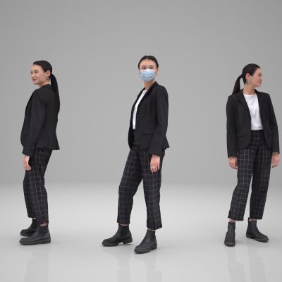 时尚人物年轻人写实人物