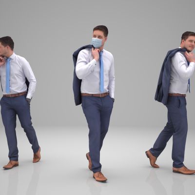 时尚人物年轻人写实人物