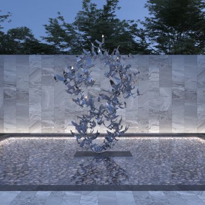 现代雕塑中式雕塑抽象雕塑