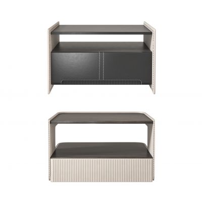 现代床头柜组合