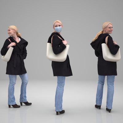 时尚人物年轻人写实人物