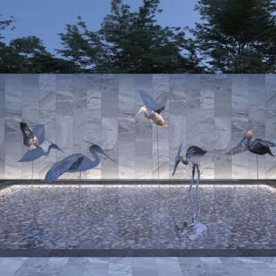 现代雕塑中式雕塑抽象雕塑