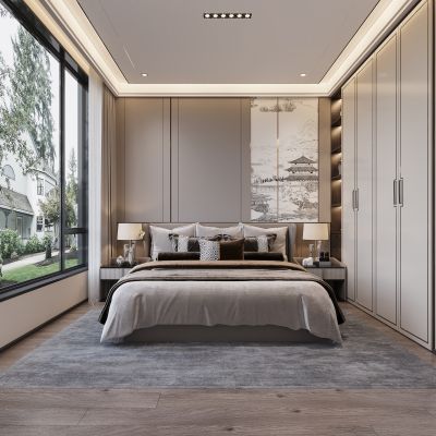 新中式卧室