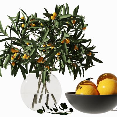 现代花瓶摆件3D模型