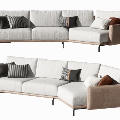 现代多人沙发