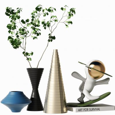 现代花瓶饰品摆件3D模型