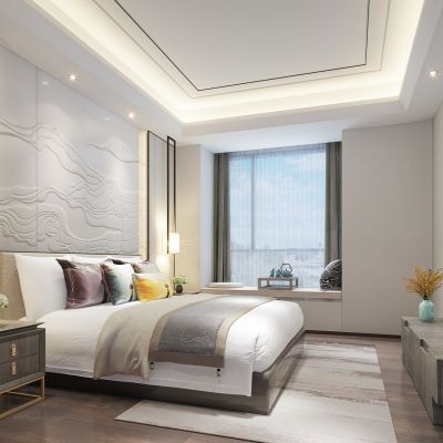新中式卧室