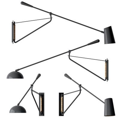 现代工业风简易壁灯