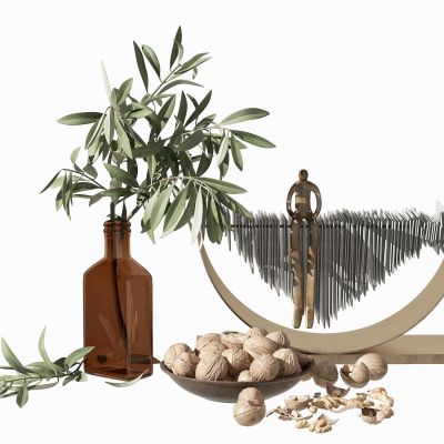 现代花瓶摆件3D模型