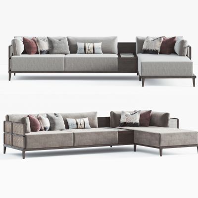 新中式转角沙发