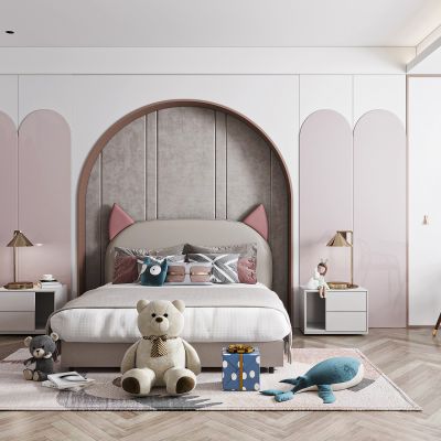 现代儿童卧室
