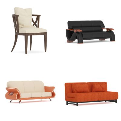 现代单椅，单人沙发