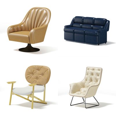 现代单椅，沙发