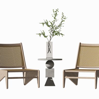 侘寂休闲桌椅组合