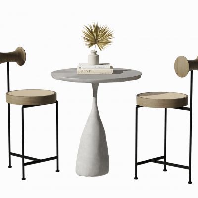 现代休闲桌椅组合