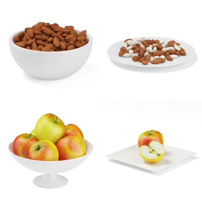 坚果，水果，苹果