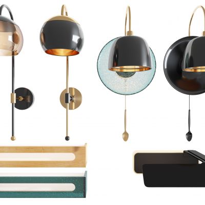 现代轻奢金属壁灯