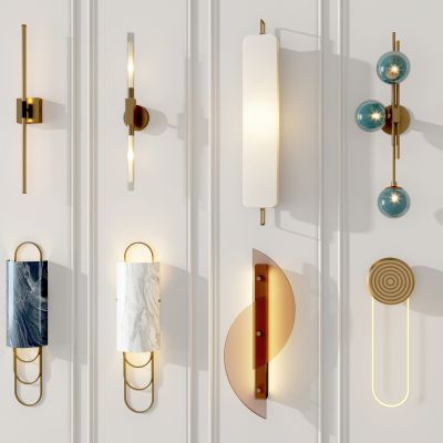 现代金属壁灯