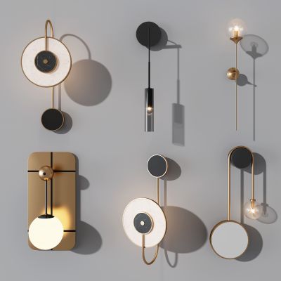 现代轻奢金属壁灯