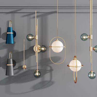 现代金属吊灯壁灯