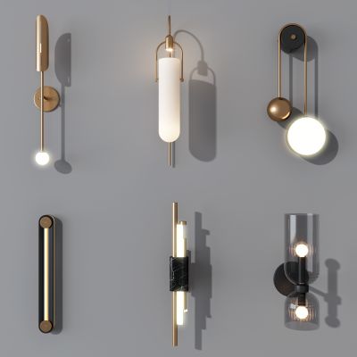 现代轻奢金属壁灯